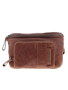 Spikes & Sparrow Leather crossbody. Measures 8.5" length, 6" height, 2" depth.